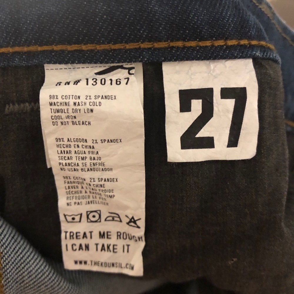 NWOT Madewell x Skargorn Thorn Slouch Jeans (27) - Picture 5 of 5